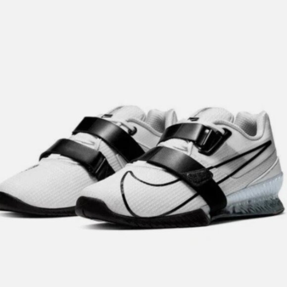 Nike Romaleos 4 White Black Training Shoes Men's "MULTIPLE SIZE" - Picture 1 of 6